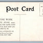 SYRACUSE NY ARCHITECTS & ONONDAGA LITHOLITE CO. ADVERTISING ANTIQUE POSTCARD