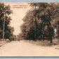 MENOMONIE WI NORTH BROADWAY ANTIQUE POSTCARD