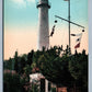 BERMUDA GIBBS HILL LIGHTHOUSE ANTIQUE POSTCARD w/ STAMP