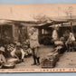 MARKET in CHINA ANTIQUE JAPANESE POSTCARD