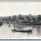 COLLINGSWOOD NJ BOATING ON LAKE KNIGHTS PARK ANTIQUE POSTCARD