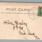 SEA ISLE NJ CANCEL AGRICULTURAL WORKER ANTIQUE REAL PHOTO POSTCARD RPPC