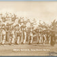 AMERICAN INDIAN DEER DANCE SAN JUAN N.M. ANTIQUE REAL PHOTO POSTCARD RPPC