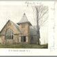 DENVILLE NJ M.E. CHURCH 1908 UNDIVIDED ANTIQUE POSTCARD