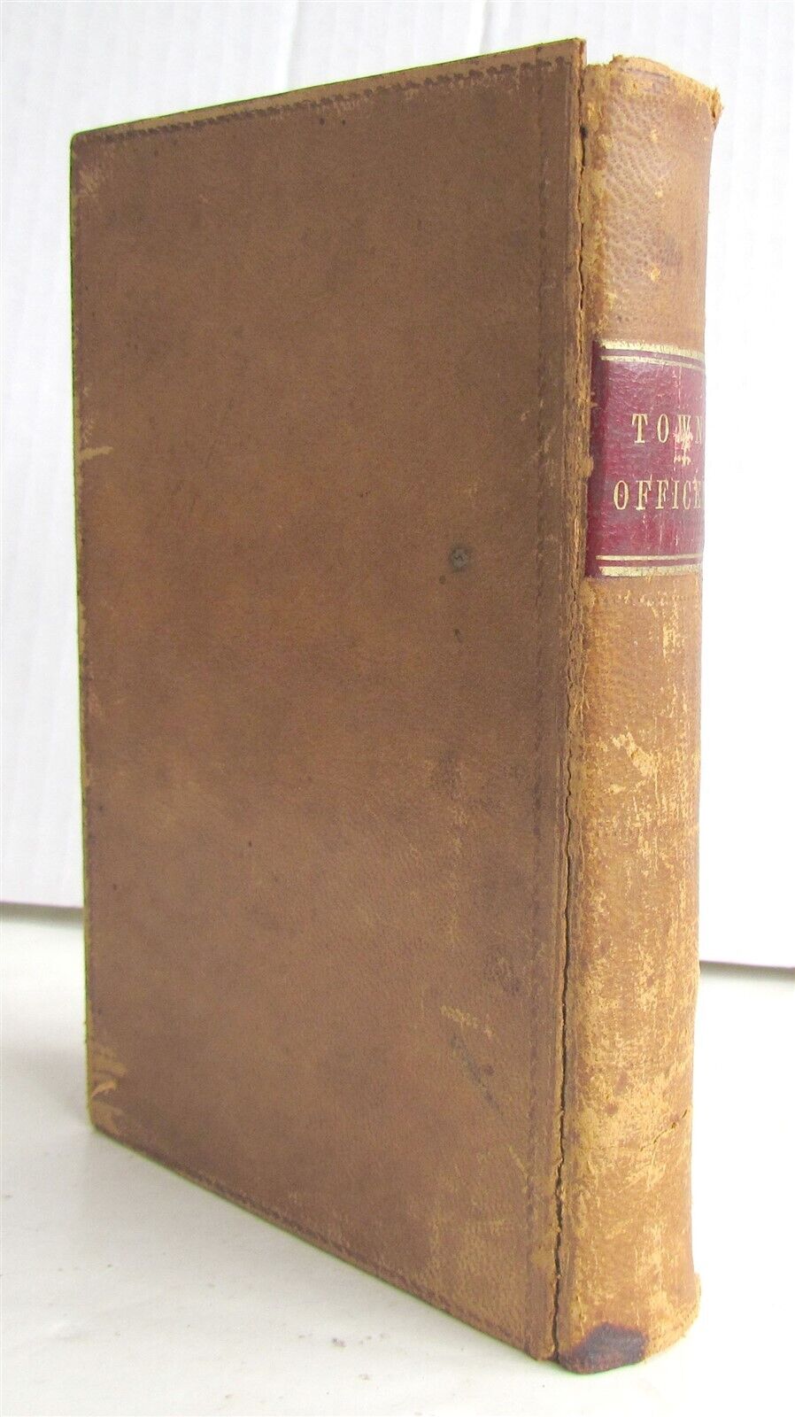 1847 GUIDE TO OFFICERS of TOWNS by CHARLES FOX antique NEW HAMPSHIRE AMERICANA