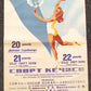 RUSSIAN 1946 ACROBATICS SPORT EVENT ADVERTISING POSTER by ZELENSKY