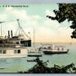 MIAMI FL P & O STEAMSHIP DOCK ANTIQUE POSTCARD