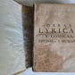 1728 Obras Liricas y Comicas, Divinas, y Humanas antique VELLUM BOUND in SPANISH