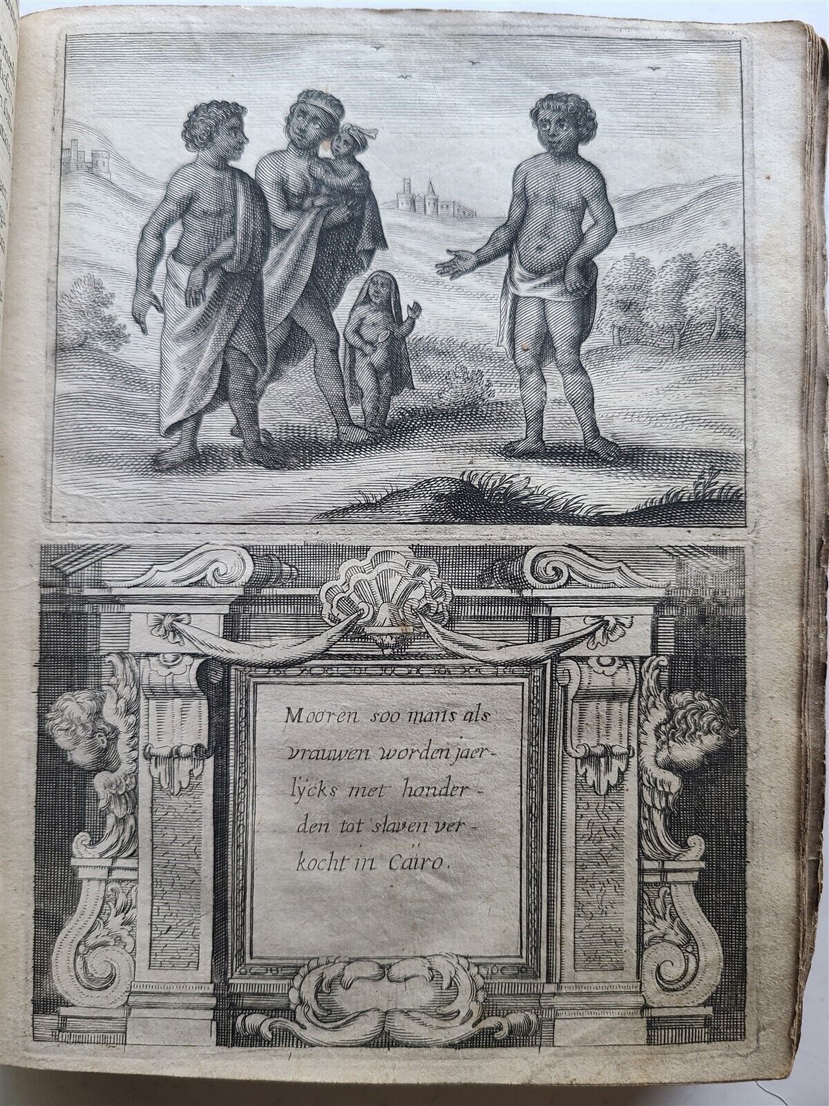 1673 HOLY LAND VOYAGE by Anthonius Gonsales ANTIQUE in Dutch ILLUSTRATED rare