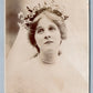 EDWARDIAN COMEDY ACTRESS EDNA MAY ANTIQUE REAL PHOTO POSTCARD RPPC