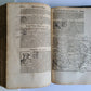 1598 COSMOGRAPHY by Sebastian Munster antique ILLUSTRATED original binding RARE