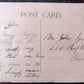 ANTIQUE EMBOSSED POSTCARD w/ DOVE BEST WISHES GREETING CARD