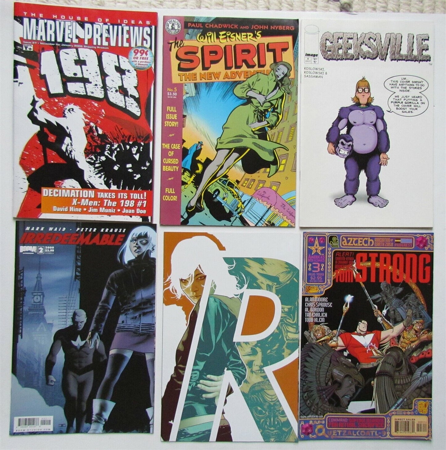 LOT of 25 COMICS mint condition 1990s - 2000s