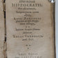 1675 HIPPOCRATES APHORISMS antique VELLUM BOUND