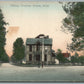 HINGHAM CENTRE MA LIBRARY ANTIQUE POSTCARD