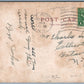 COHOCTON NY  UNION HIGH SCHOOL 1913 ANTIQUE POSTCARD