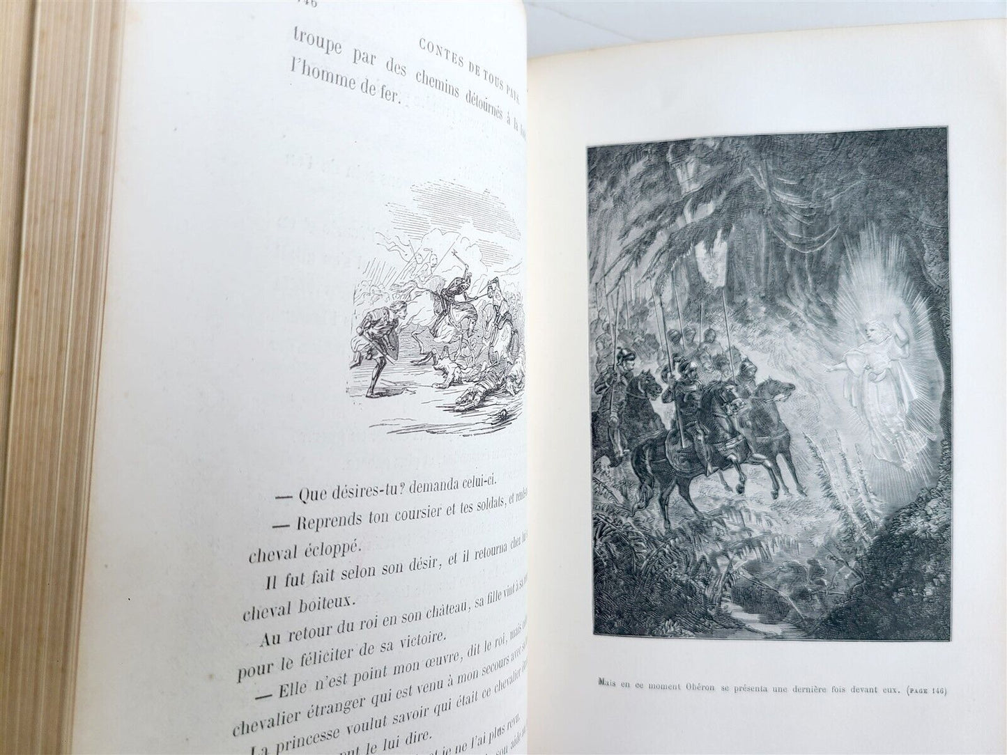 1880s CONTES de TOUS PAYS par EMILE CHASLES antique ILLUSTRATED