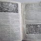 1688 BIBLE ILLUSTRATED BIBLIA SACRA antique VELLUM BOUND