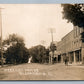 ALEXANDRIA OH MAIN STREET ANTIQUE REAL PHOTO POSTCARD RPPC