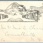 ALBANY NY FIRST BAPTIST CHURCH NEW YEAR GREETINGS ANTIQUE POSTCARD