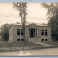 WILLIAMSBURG MA PUBLIC LIBRARY ANTIQUE REAL PHOTO POSTCARD RPPC