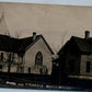 BROOKLYN NY ANTIQUE REAL PHOTO POSTCARD RPPC church & parsonage