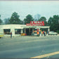 FOLKSTON GA GAS STATION 3-WAY RESTAURANTS VINTAGE POSTCARD