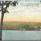 BELVIDERE NJ MOUNTAIL LAKE 1940 VINTAGE POSTCARD