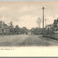 EAST ORANGE NJ CENTRAL AVENUE UNDIVIDED ANTIQUE POSTCARD