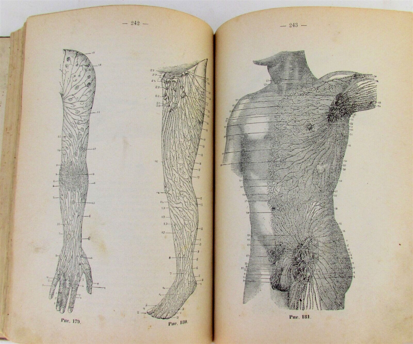 1916 RUSSIAN MEDICAL TEXTBOOK for MILITARY DOCTORS antique WWI ERA illustrated