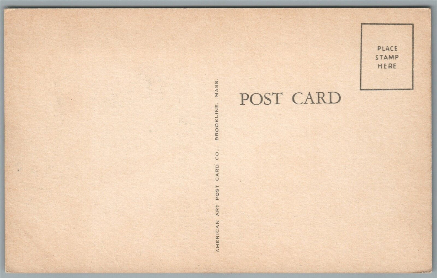 BROOKLINE MA KEHILLATH ISRAEL COMMUNITY HOUSE TEMPLE ANTIQUE POSTCARD JUDAICA