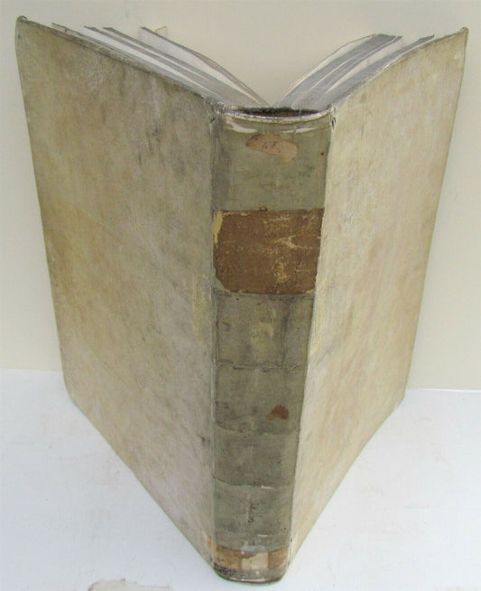 1737 VELLUM BOUND ANTIQUE FOLIO S. AURELII AUGUSTINI by ANGELO CUPETIOLI