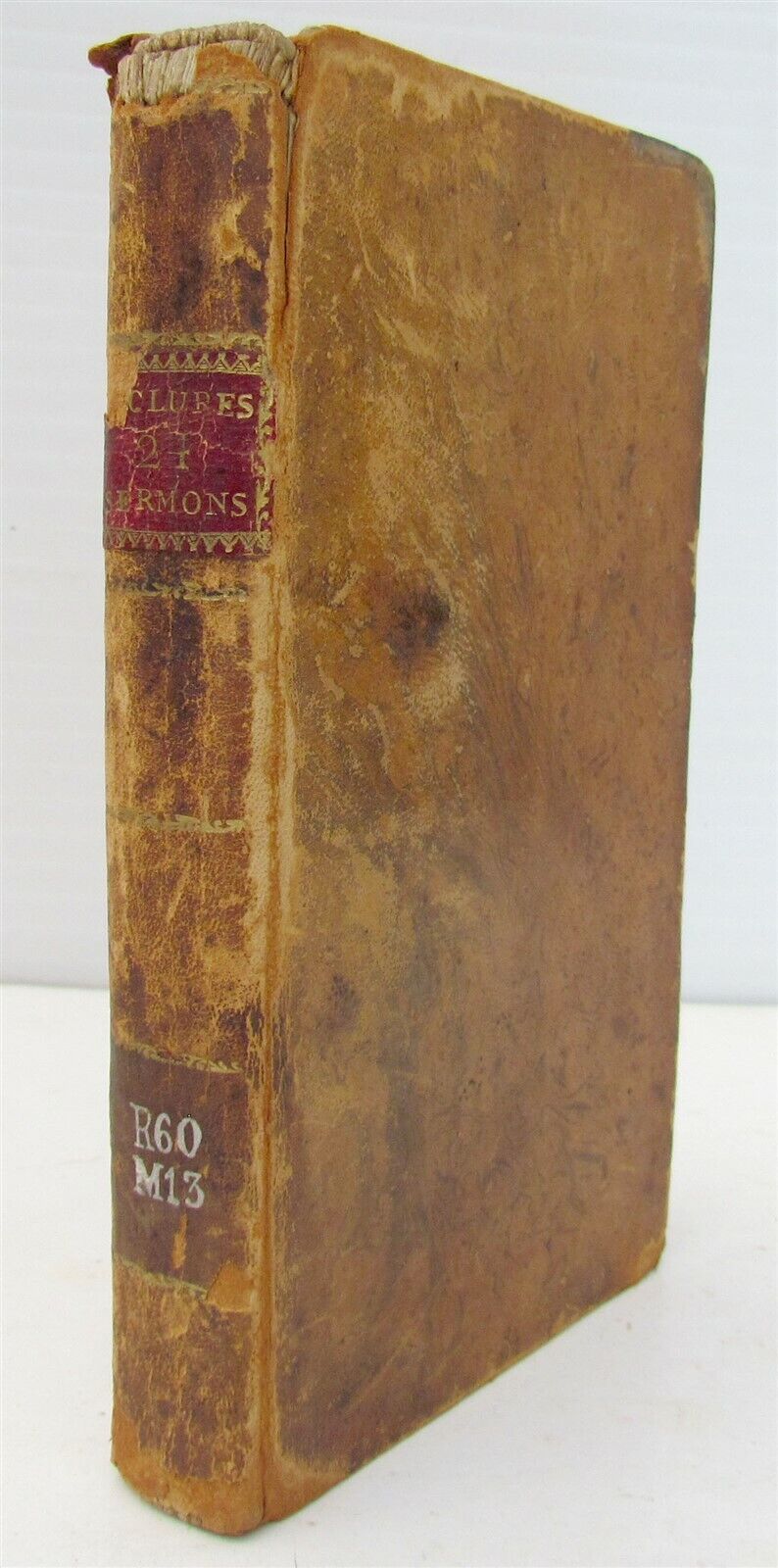 1795 SERMONS on MORAL LAW by DAVID MccLURE antique HARTFOD AMERICANA