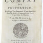 1691 USAGE of COMPASS ILLUSTRATED antique L´USAGE DU COMPAS DE PROPORTION