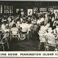 PENNINGTON NJ ISLAND CAMP DINING ROOM VINTAGE REAL PHOTO POSTCARD RPPC