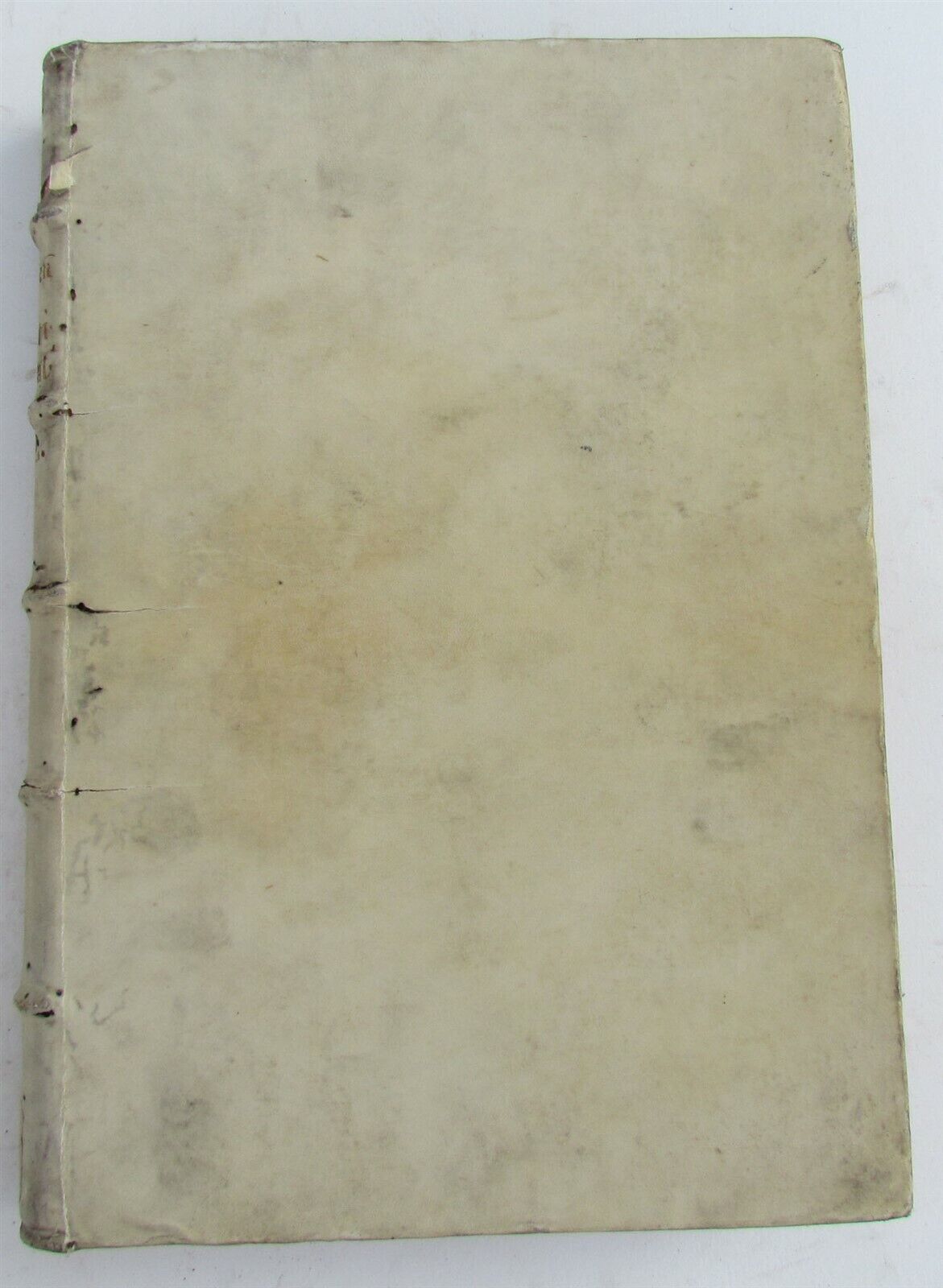 1753 VELLUM BOUND ANTIQUE FOLIO De Visitatione Cujuscumque Praelati Regularis