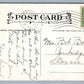 WASHINGTON PA ANTIQUE POSTCARD ORANGE EATING