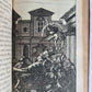 1719 WORKS of VIRGIL in ENGLISH by DRYDEN 3 VOLUMES antique ILLUSTRATED