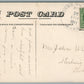 FORGE VILLAGE MA THE CANAL ANTIQUE POSTCARD