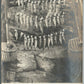 1906 FISH CATCH ANTIQUE REAL PHOTO POSTCARD RPPC