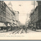 NEW HAVEN CT CHURCH STREET LOOKING NORTH ANTIQUE POSTCARD