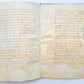 1645 MANUSCRIPT on VELLUM antique LAW DOCUMENT in FRENCH 10 leaves