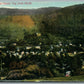 DELHI NY AND ROUND TOP FROM NORTH ANTIQUE POSTCARD