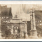 NEW YORK NY VICTORY ARCH WWI ANTIQUE REAL PHOTO POSTCARD RPPC