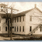 McCLURE OH SCHOOL BUILDING ANTIQUE REAL PHOTO POSTCARD RPPC