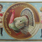 THANKSGIVING GREETINGS MUSICAL ANTIQUE POSTCARD