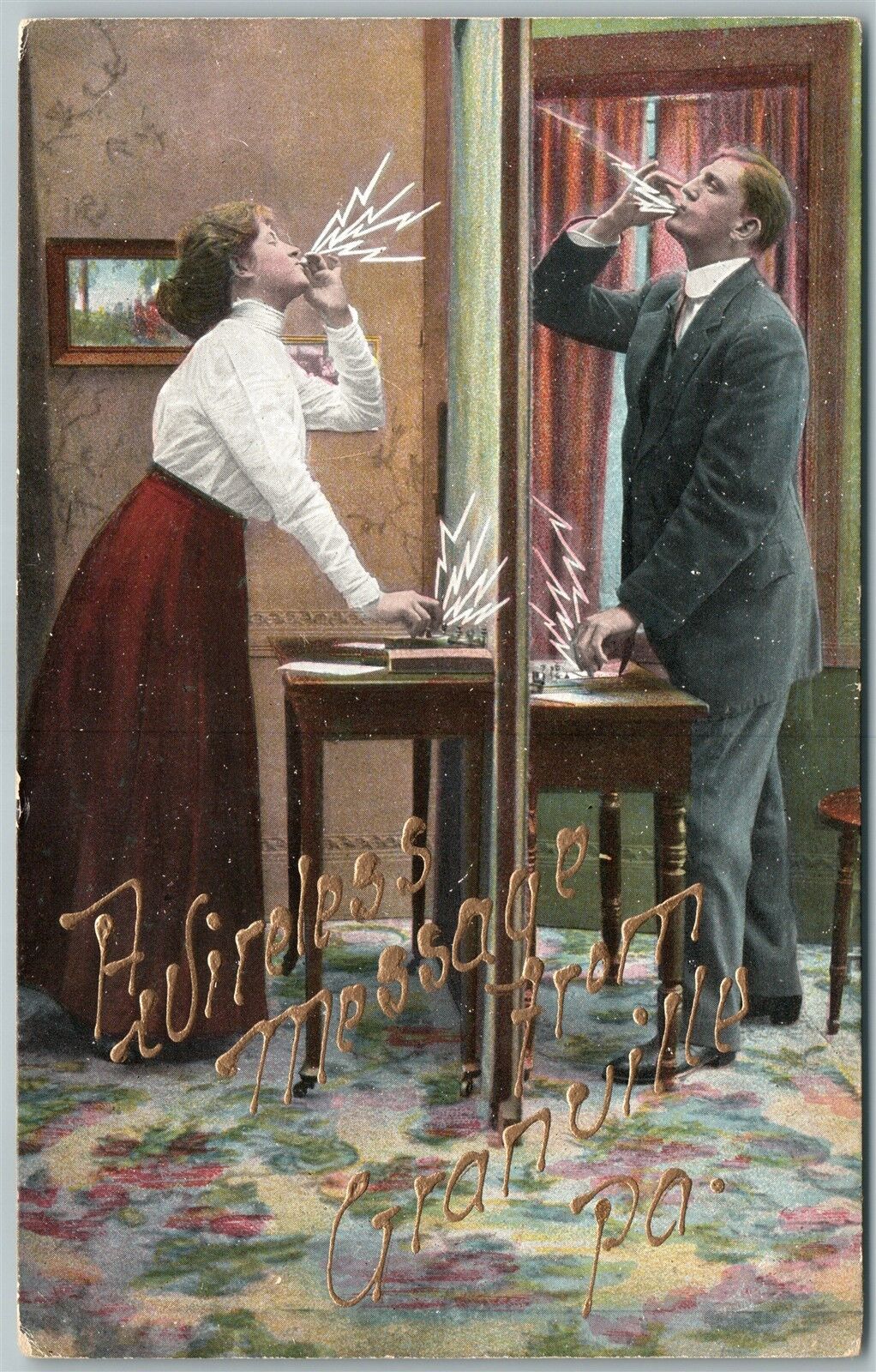 GRANVILLE PA POST CARD MAKER WHOLESALE ADVERTISING ANTIQUE POSTCARD