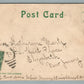 CALDWELL NJ BIRTHPLACE OF EX-PRESIDENT CLEVELAND ANTIQUE POSTCARD