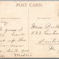 LAUGHING CAT ARTIST SIGNED A. THIELE ANTIQUE POSTCARD