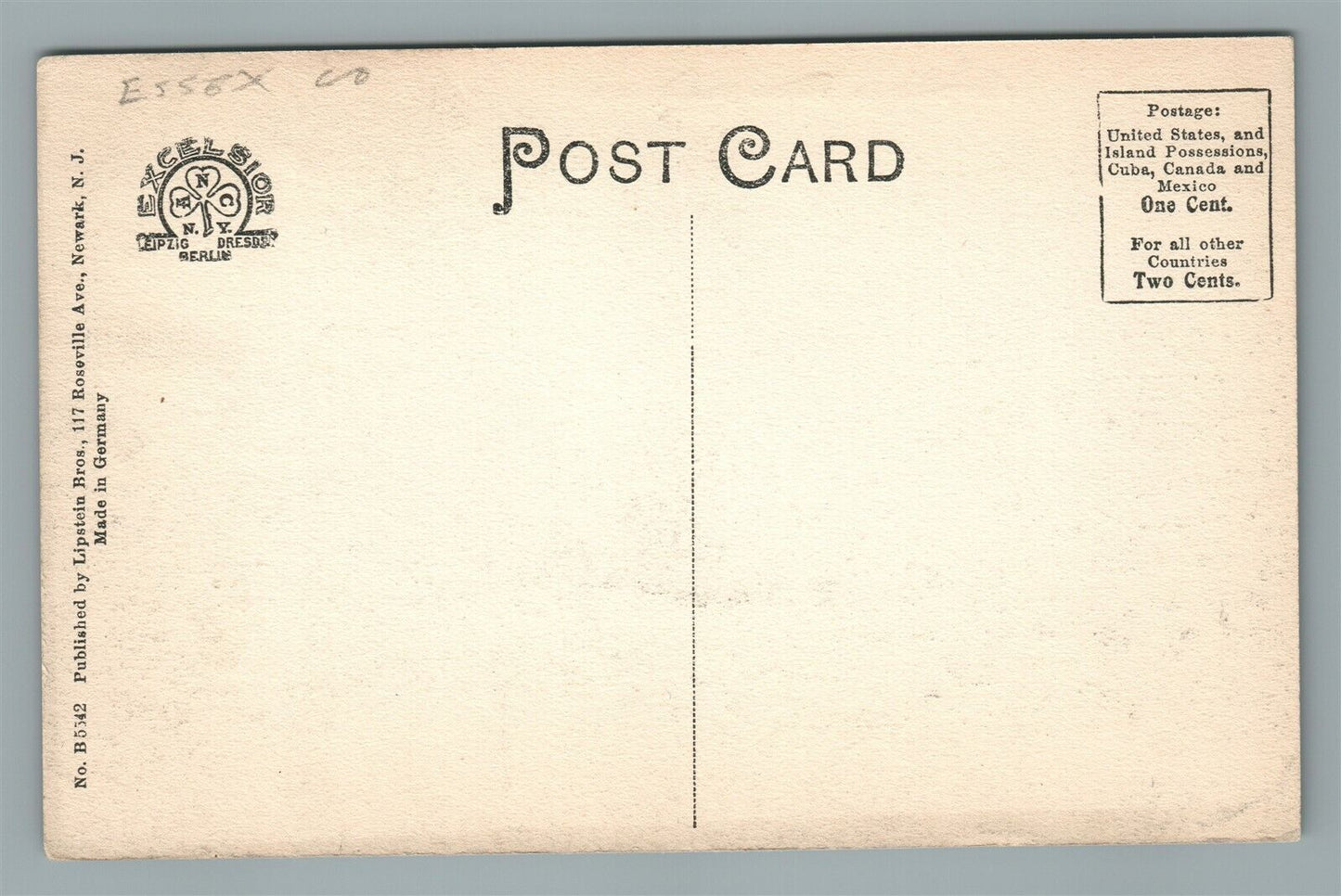 NEWARK NJ ROSEVILLE SOUTH 9th STREET ANTIQUE POSTCARD